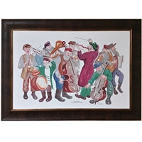 Calligraphy Entire Sefer Tehillim #03 on Canvas - Framed - LEHADAR