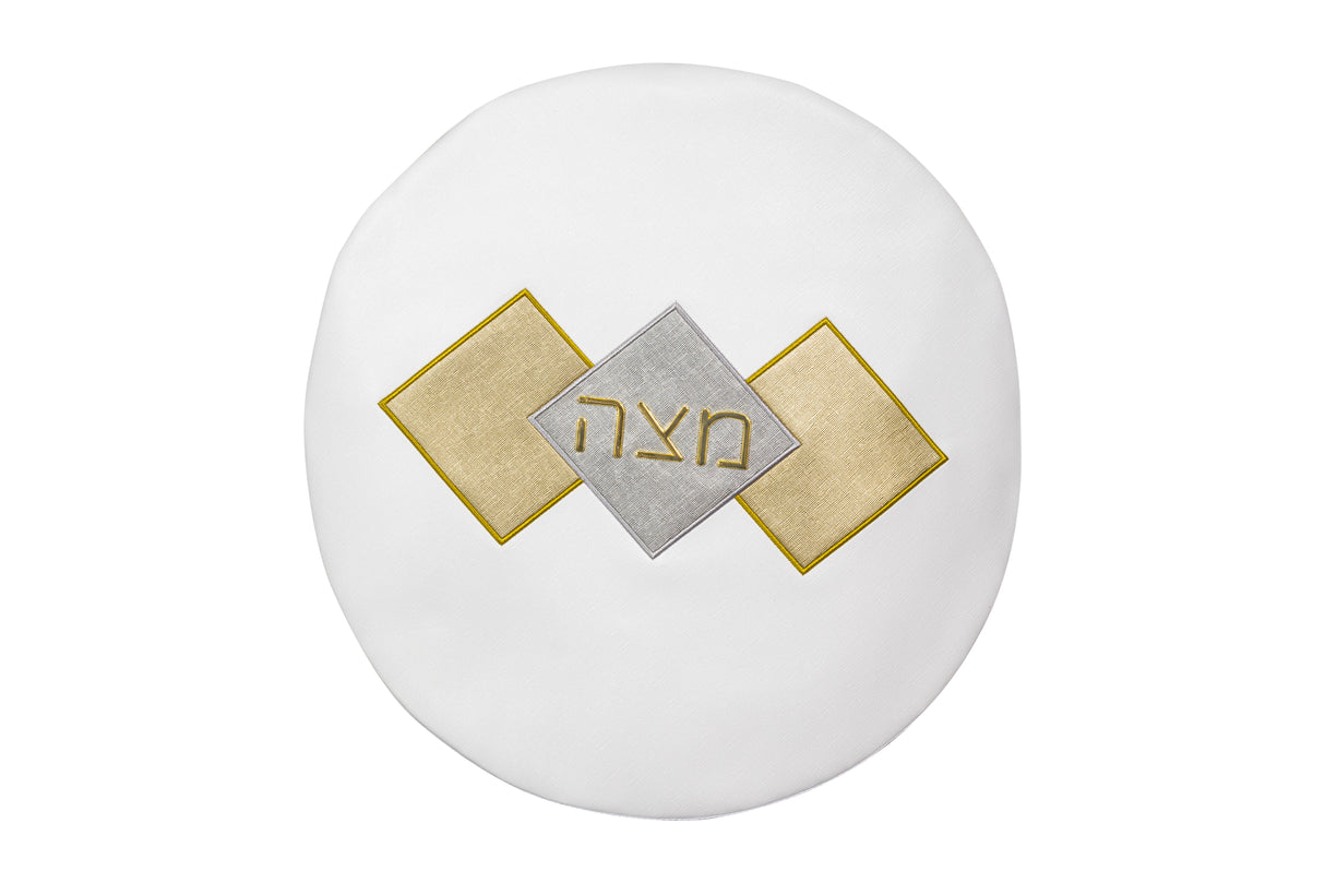 Leather Pesach Seder Matzah bag Diamond design - LEHADAR