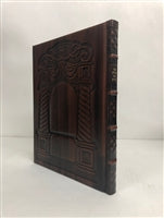 Antique Leather Tehillim Tefillah Yeshara Barditchev Large - LEHADAR