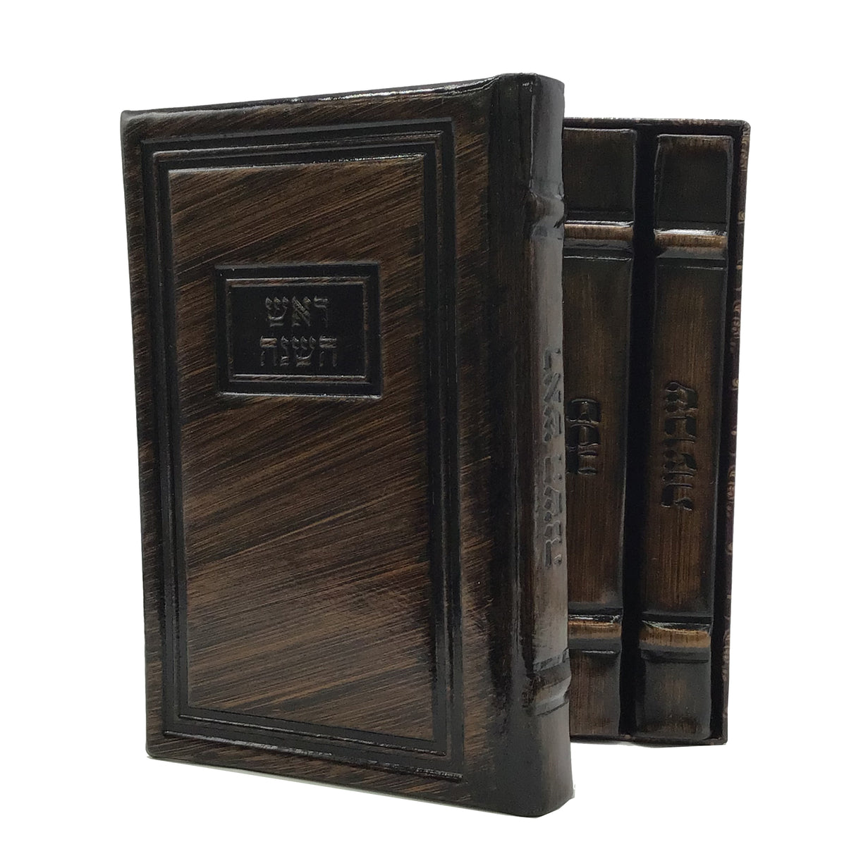 Machzorim Oiz Vehadar, Antique Leather Large 5V, Modern design - LEHADAR