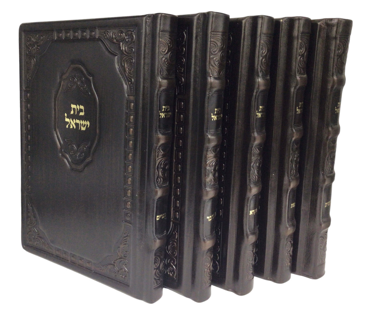 Bais Yisroel Antique Leather 5V #08 Brown - LEHADAR