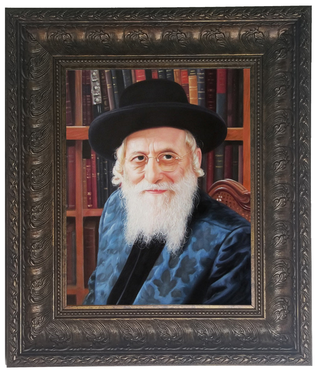 Bobov Rav Rabbi Shlomo Framed Picture, size: 11*40 - LEHADAR