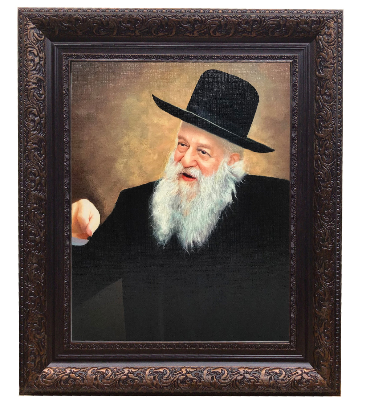 Rabbi Vachtfogel Framed Picture-Painting, size: 11*14 - LEHADAR