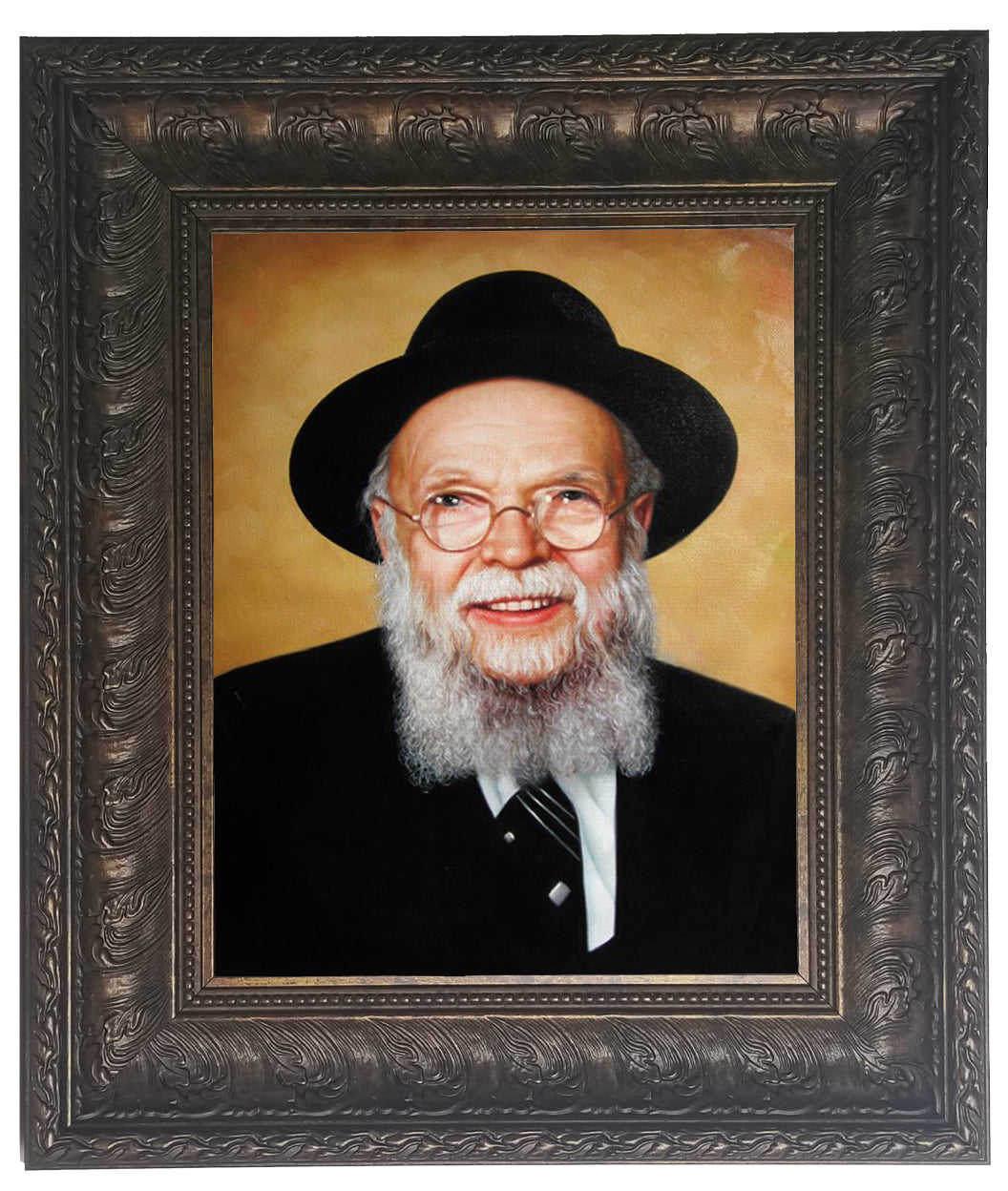 Harav Pam Framed Picture- painting in Brown Frame Size 11x14" - LEHADAR
