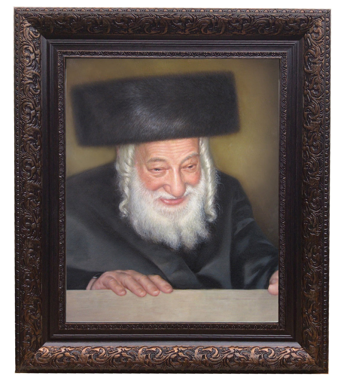 Sklener Rebbe Framed Picture, size: 11*14 - LEHADAR