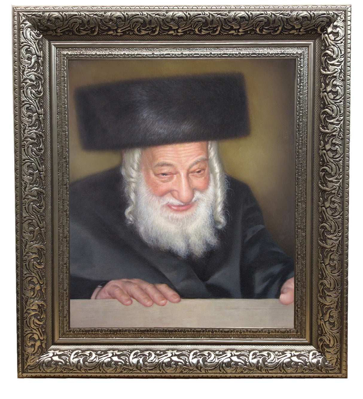 Sklener Rebbe Framed Picture, size: 11*14 - LEHADAR