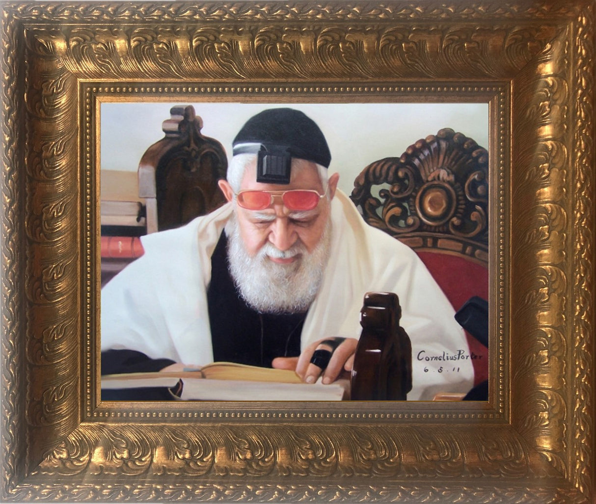 Chacham Ovadiya Yosef picture, size: 11*14 - LEHADAR