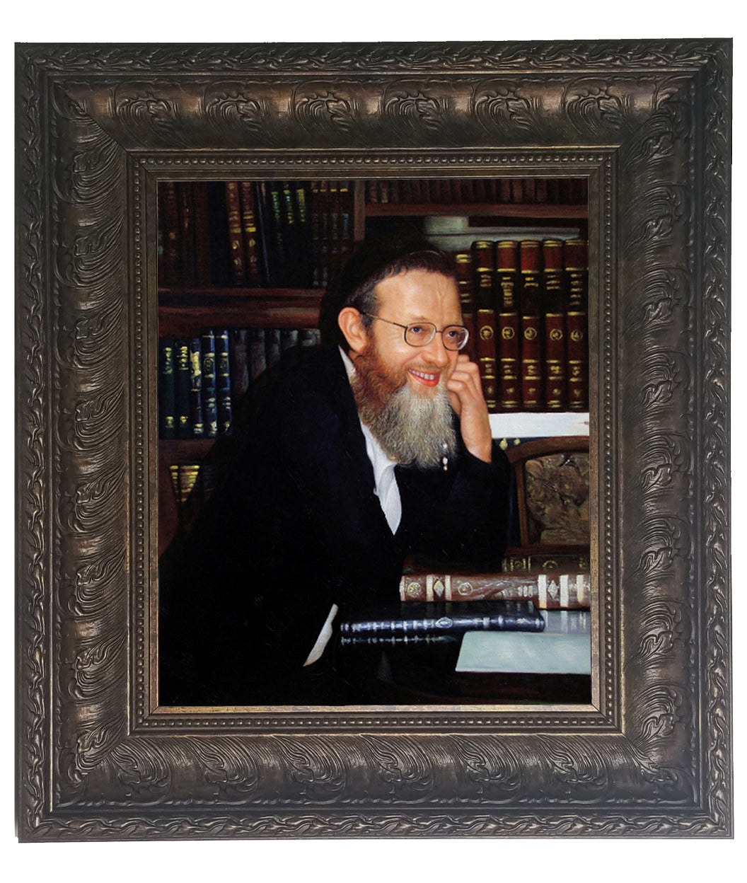 Satmar Rav Framed Picture- painting, size: 11*14 - LEHADAR