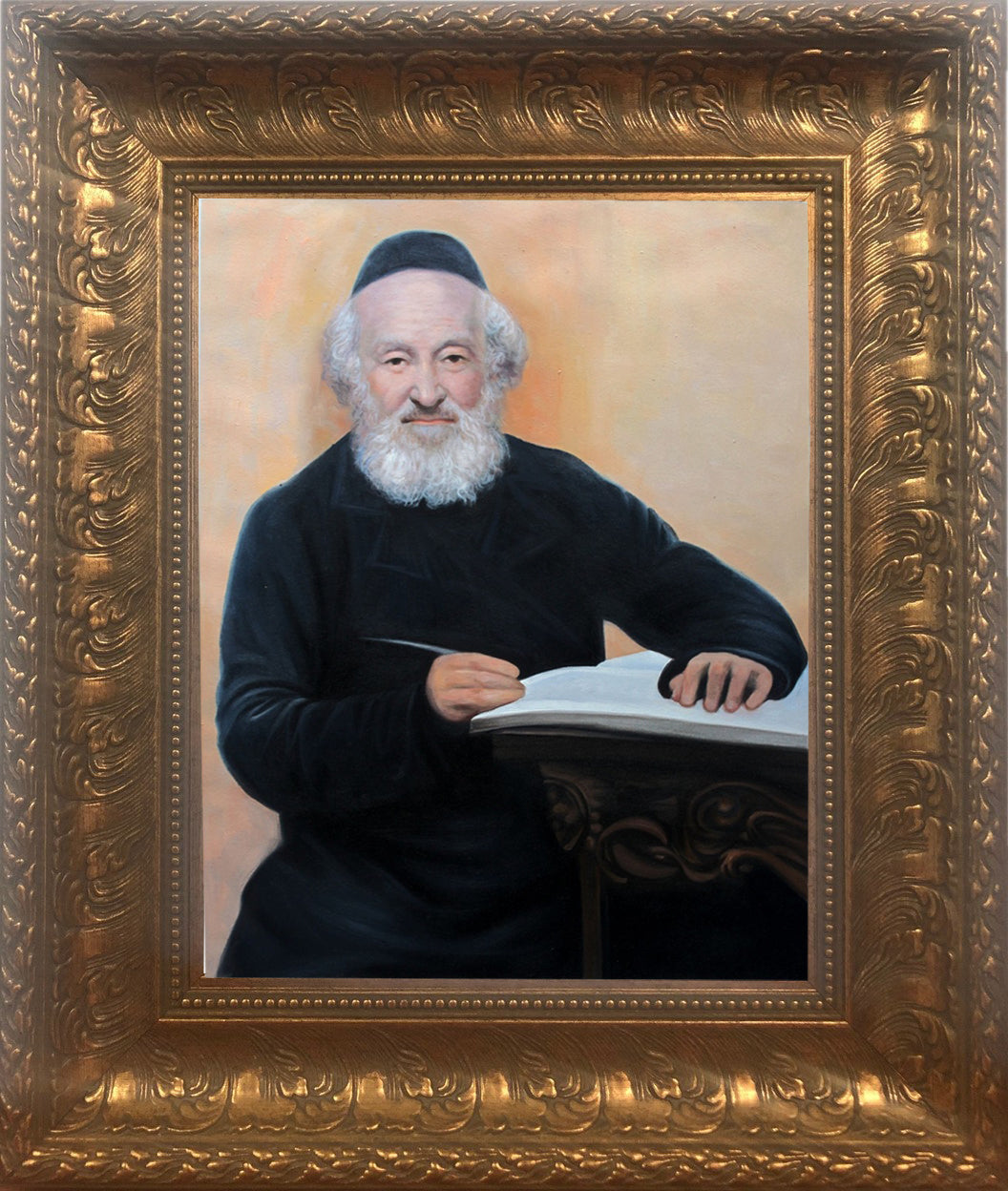 Rabbi Shalom Sharabi Rashash framed picture-painting in frame Size 16x20" - LEHADAR