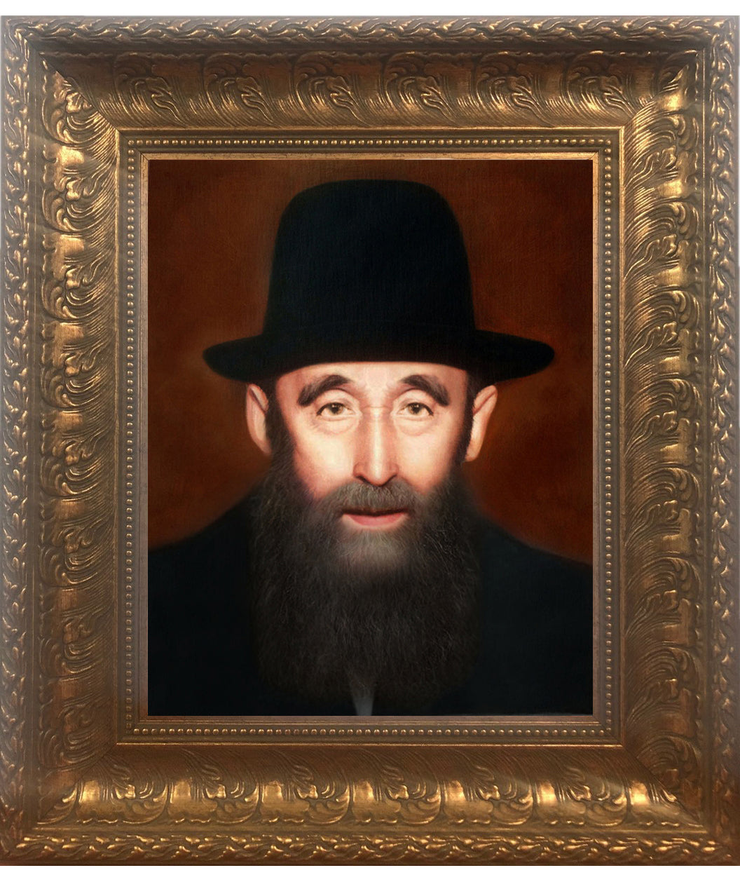 Rav Shmuel Brudney framed picture- painting, size: 16*20 - LEHADAR