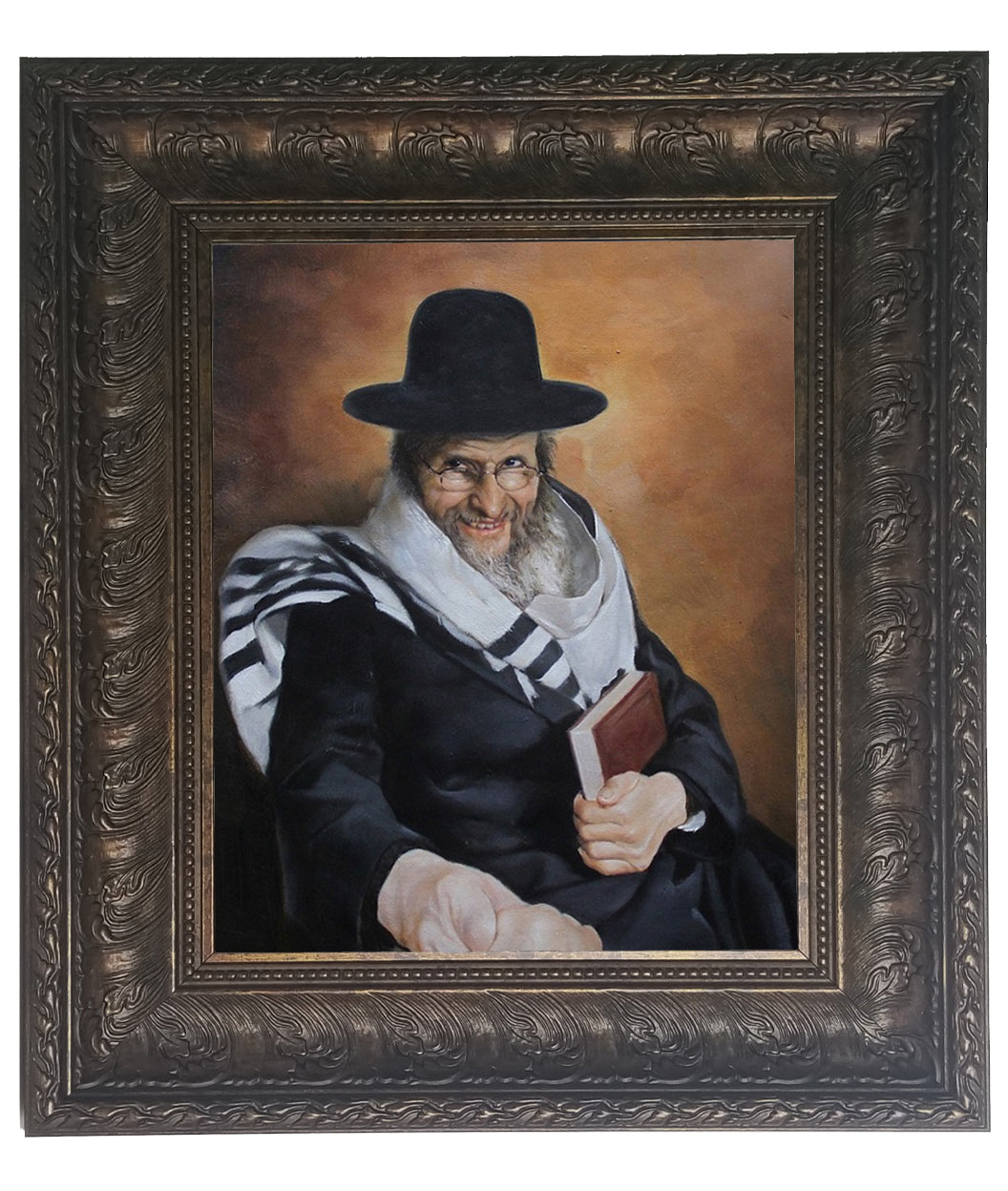 Rav Don Segal Framed picture painting, size: 11*14 - LEHADAR