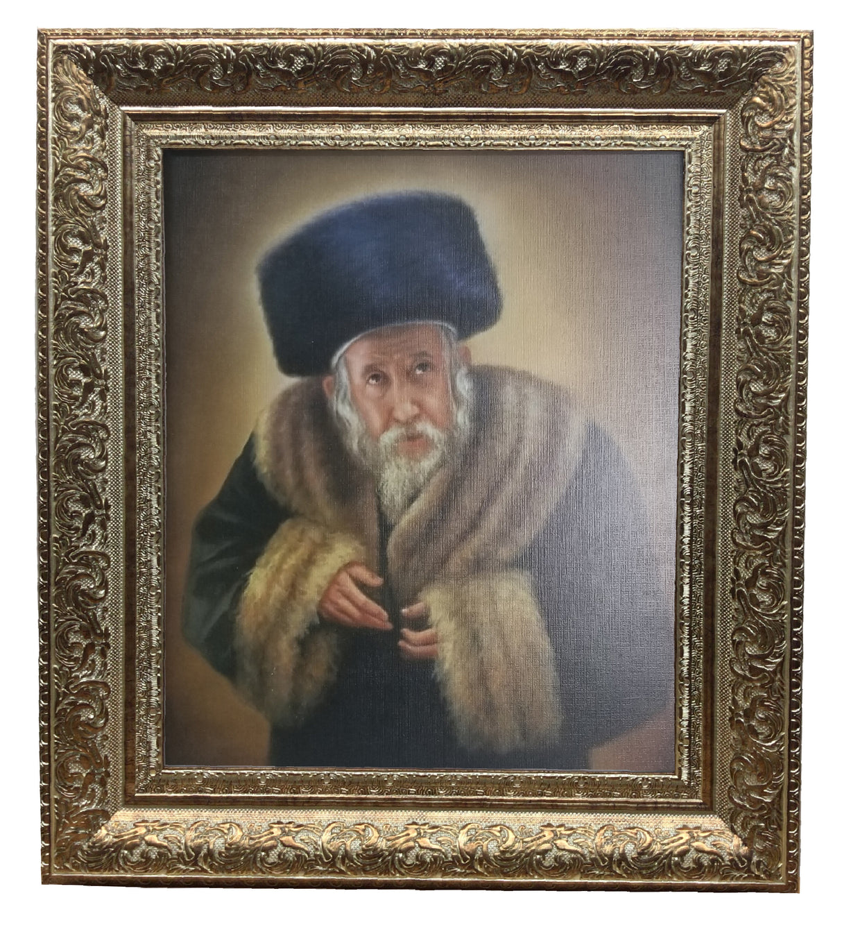 Tosher Rebbe Framed Picture- Painting, size: 11*14 - LEHADAR