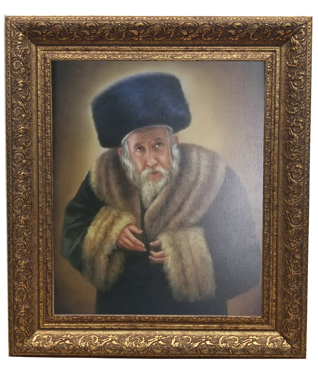 Tosher Rebbe Framed Picture- Painting, size: 11*14 - LEHADAR
