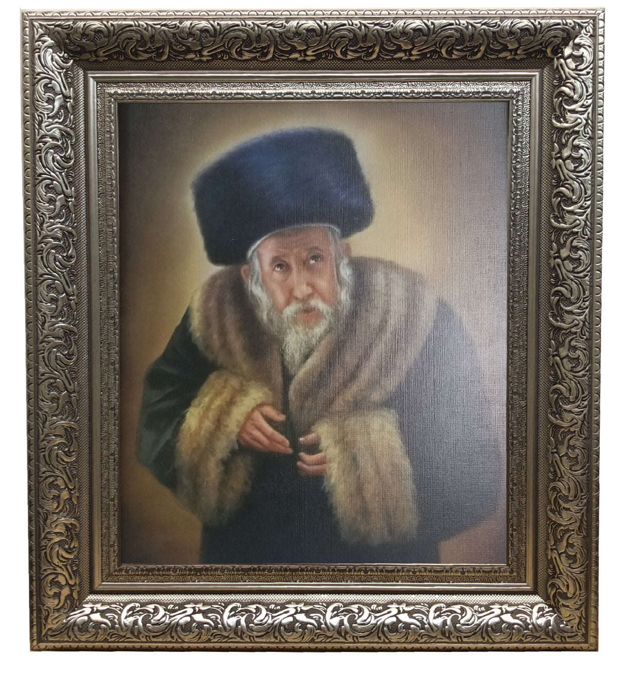 Tosher Rebbe Framed Picture- Painting, size: 11*14 - LEHADAR