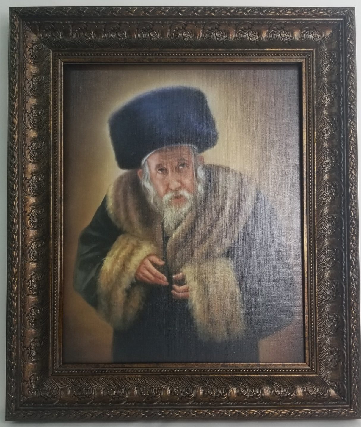 Tosher Rebbe picture- Painting, size: 11*14 - LEHADAR