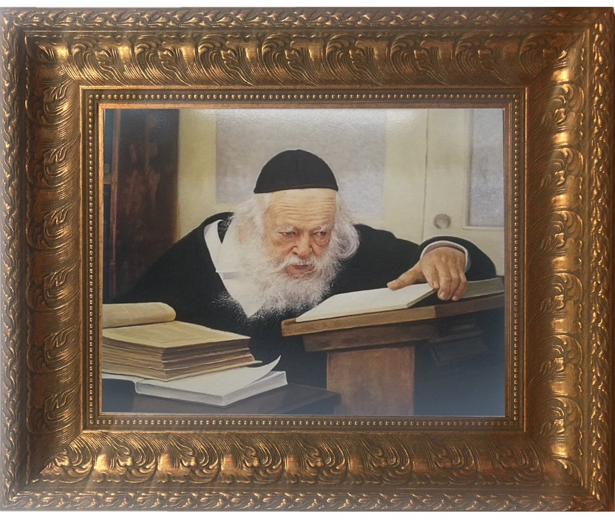 Reb Chaim Kanievsky Learning picture-painting, size: 11*14 - LEHADAR