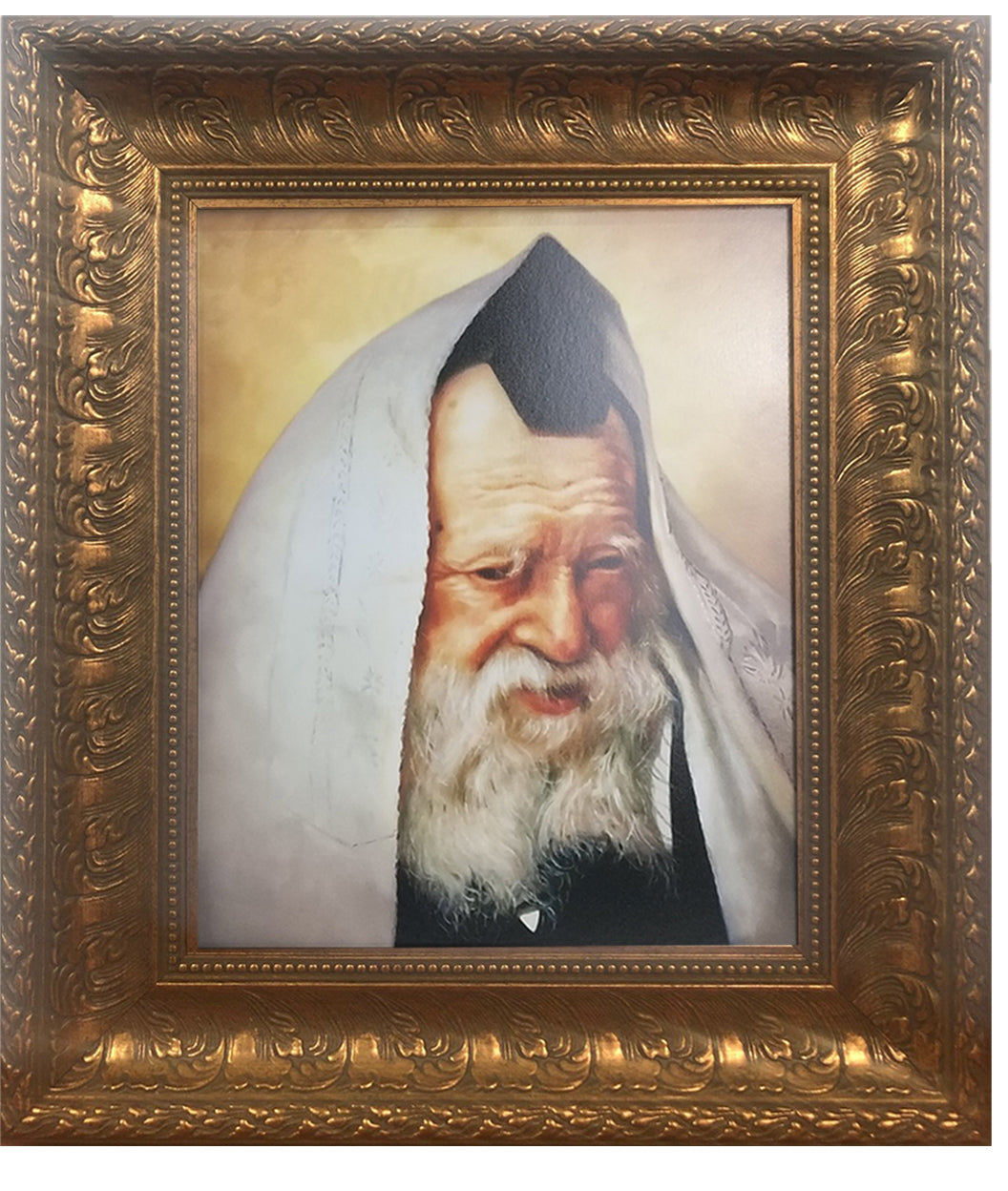 Reb Chaim Kanievsky with Tefillin picture- painting, size: 11*14 - LEHADAR