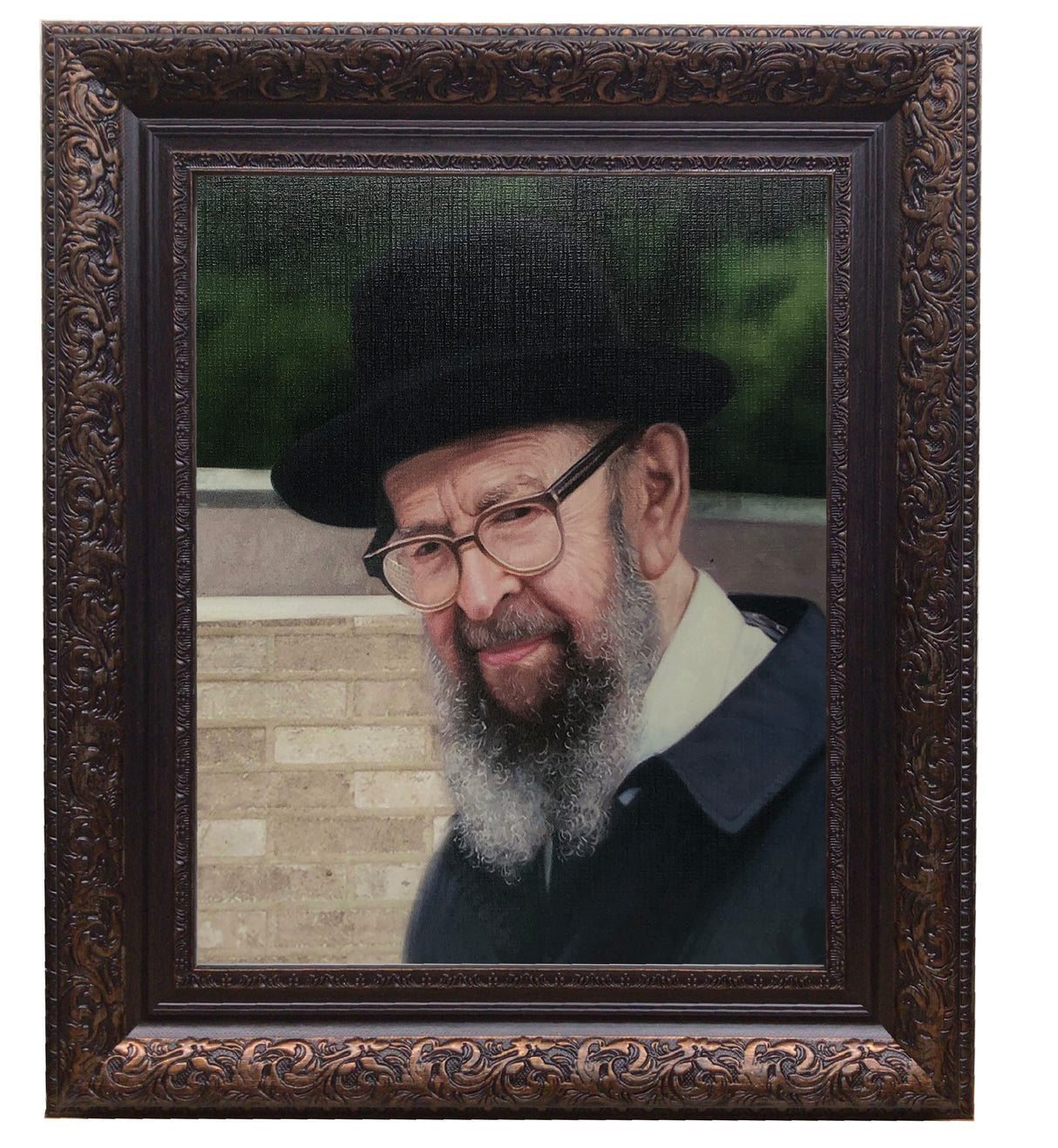 Rabbi Miller Framed Picture Painting, size: 11*14 - LEHADAR