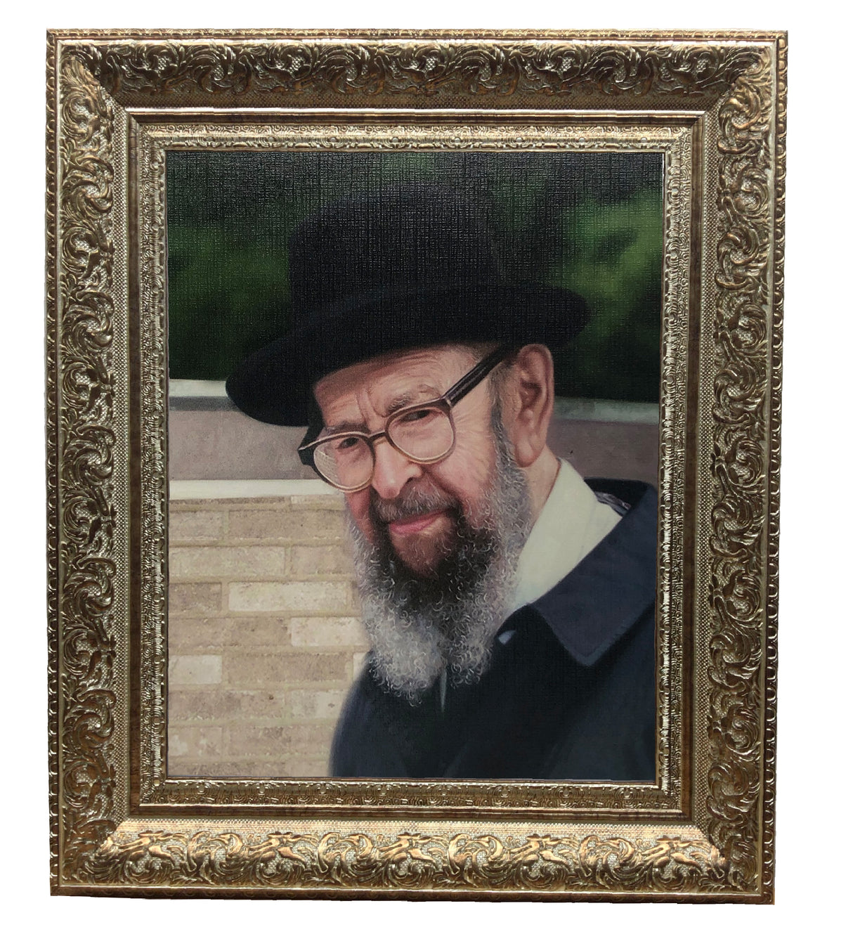 Rabbi Miller Framed Picture Painting, size: 11*14 - LEHADAR
