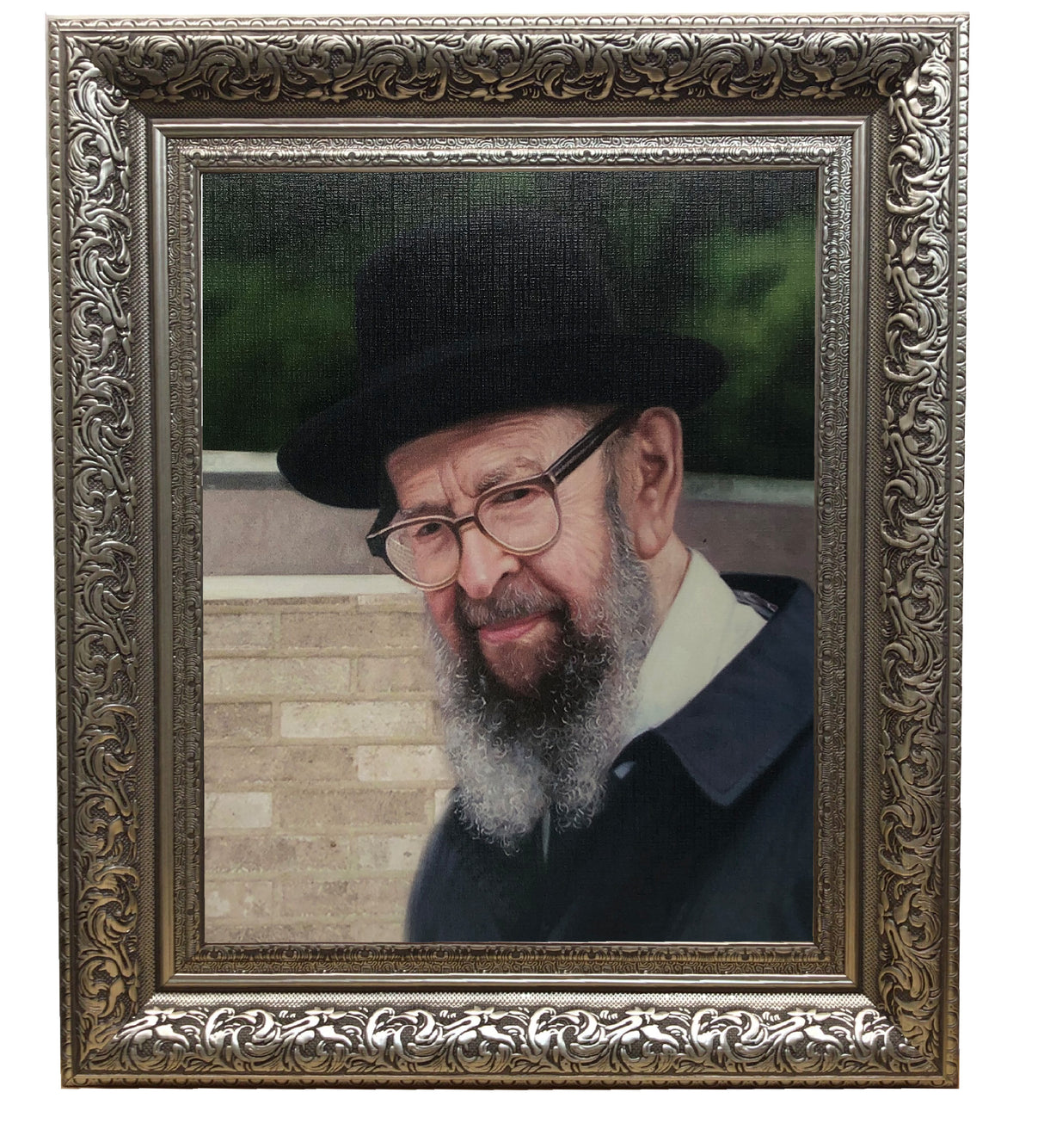 Rabbi Miller Framed Picture Painting, size: 11*14 - LEHADAR