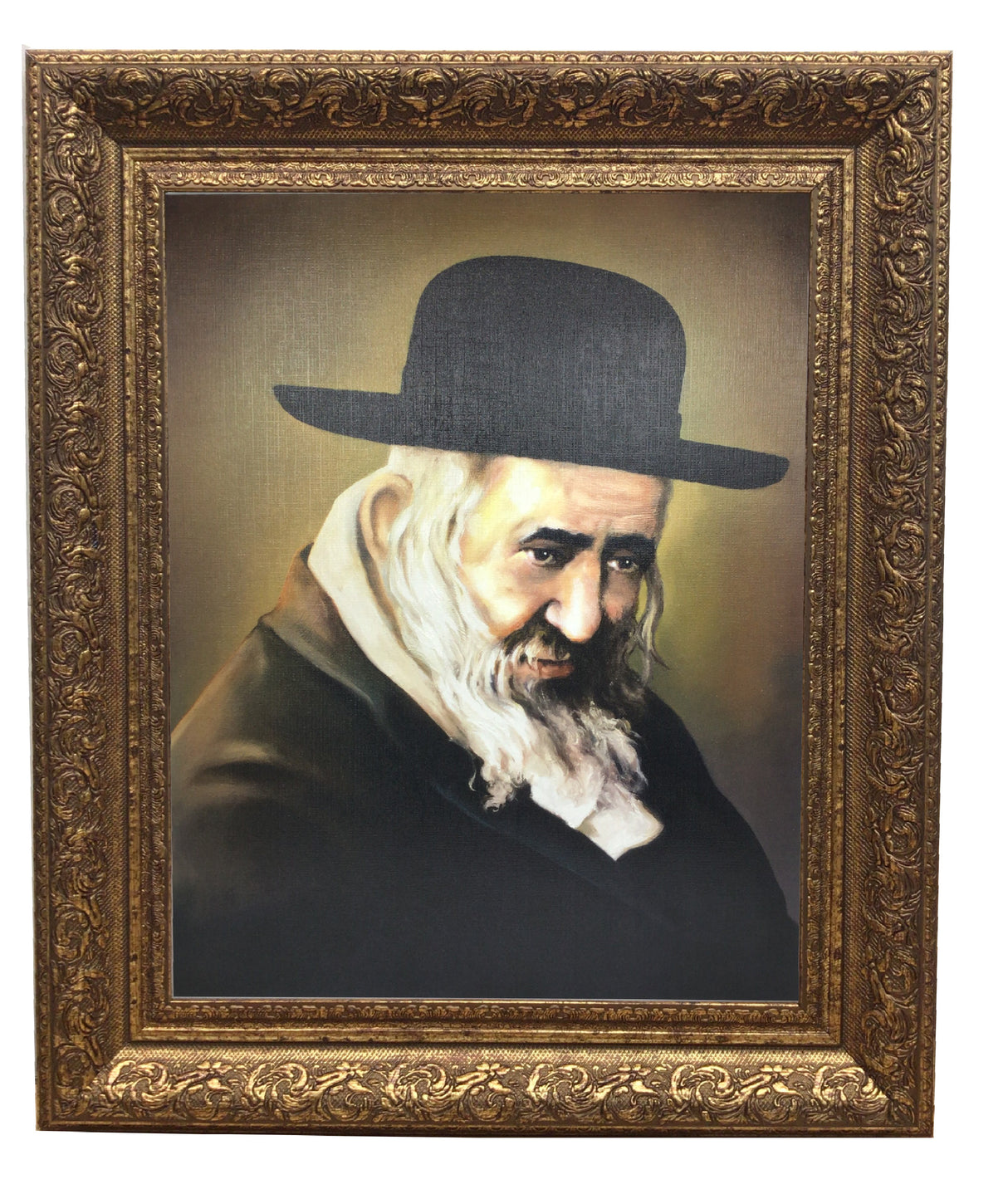 Reb Shaya'la Kerestirer Framed Picture-Painting, size: 11*14 - LEHADAR