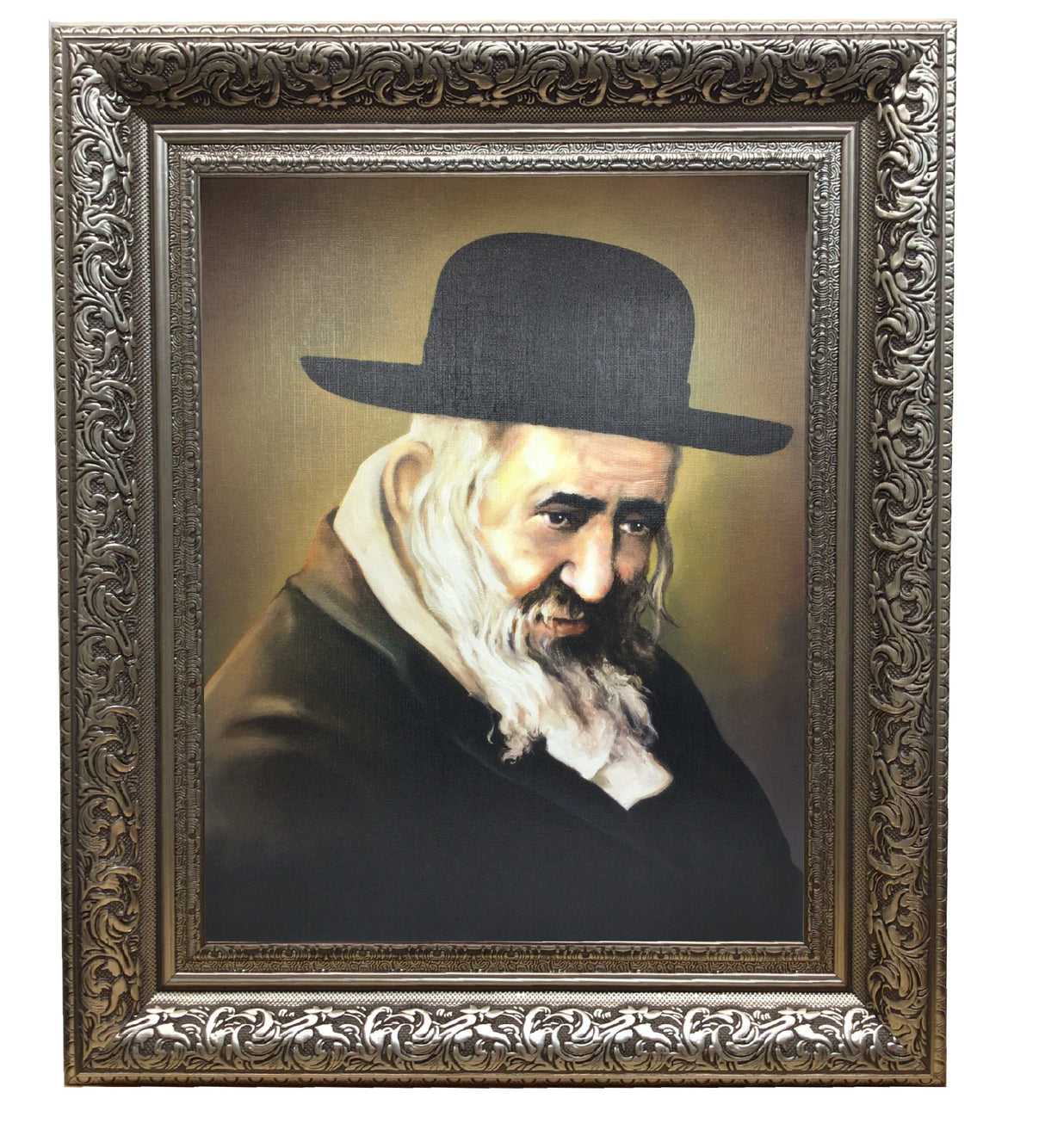 Reb Shaya'la Kerestirer Framed Picture-Painting, size: 11*14 - LEHADAR