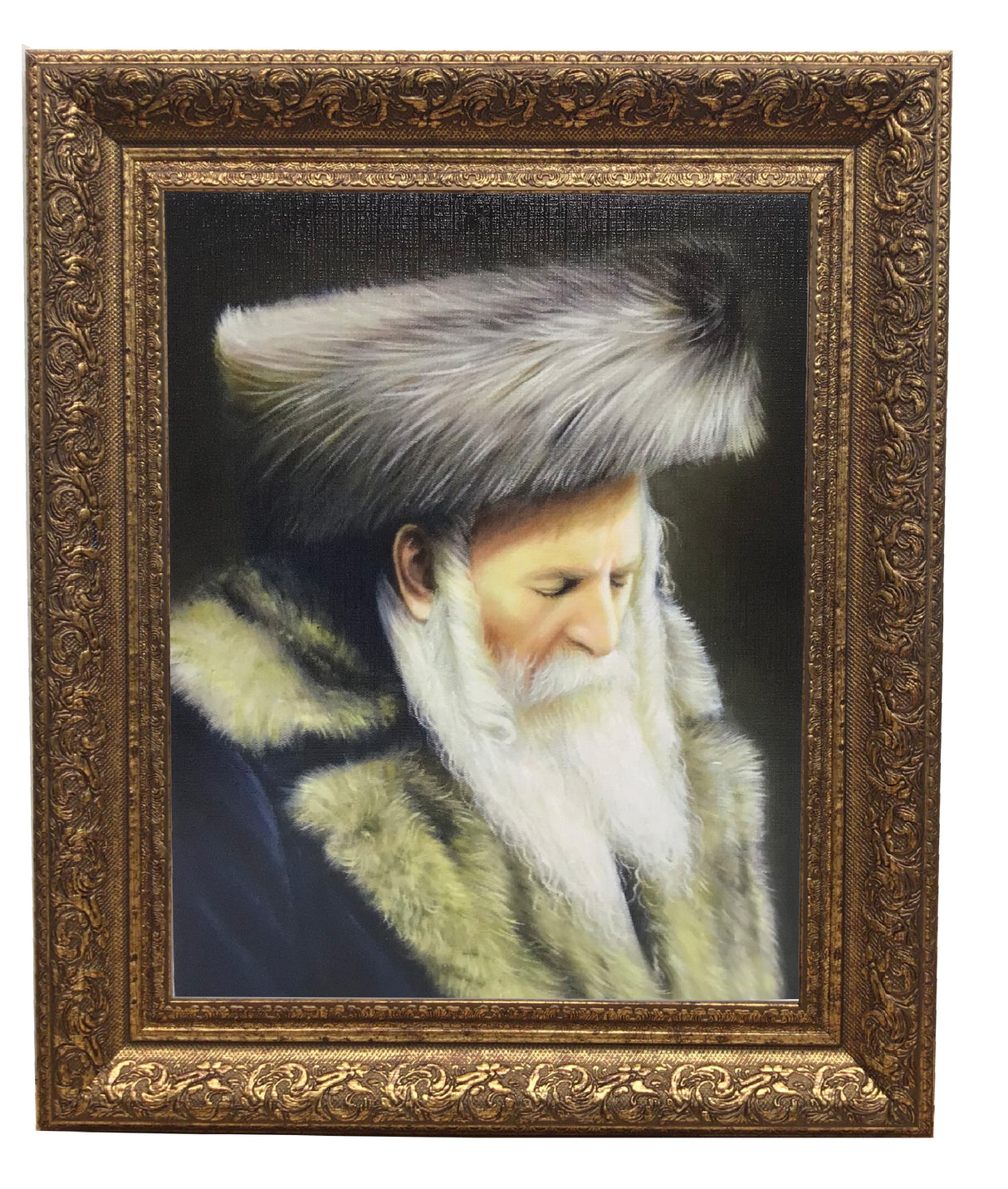 Bobover Rebbe-Reb Bentzion Framed Picture - LEHADAR