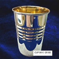 Kiddush Cup Set- 925 Silver - LEHADAR