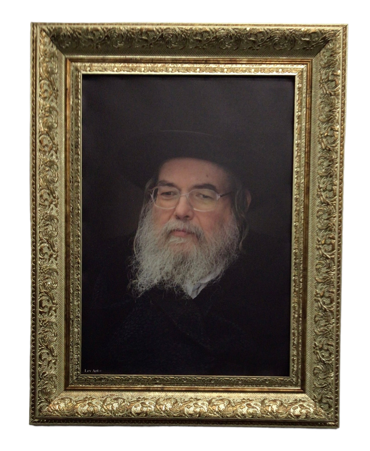 Framed Canvas of the Belz Rebbe - LEHADAR