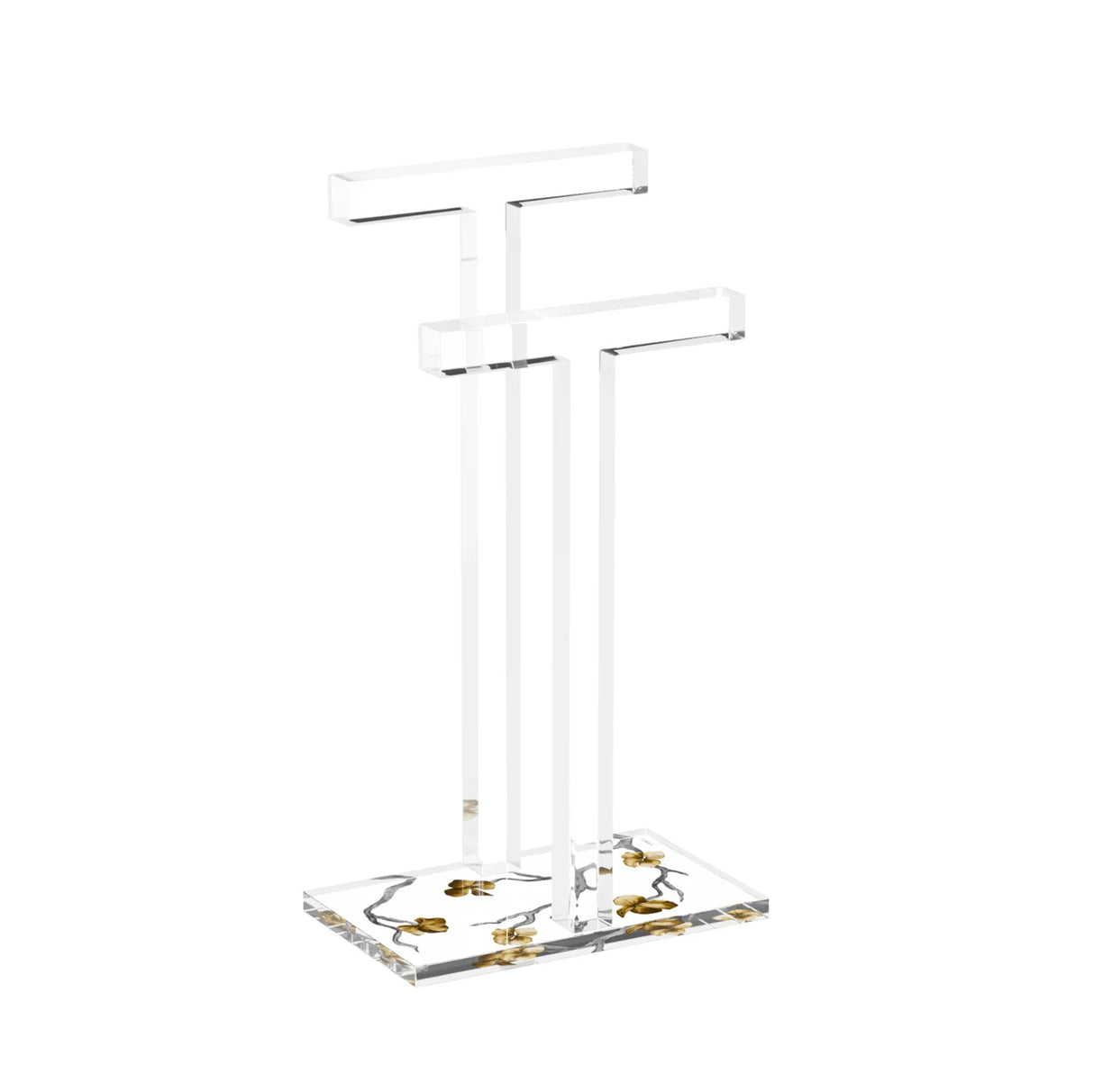 Golden Branch 'T' Towel Stand - LEHADAR