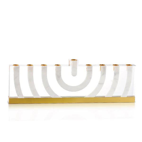 Modern Arc Menorah - LEHADAR