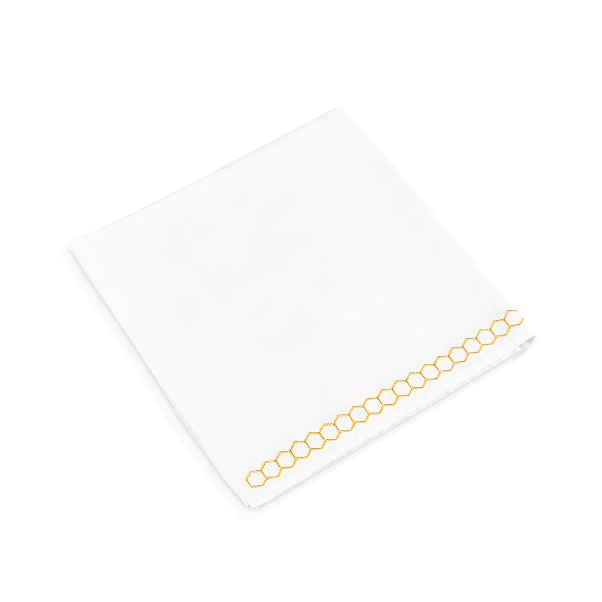 Honeycomb Cloth Napkins- Gold- Set of 4 - LEHADAR