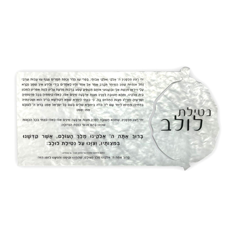 Lucite Pearl Netilas Lulav Poster - LEHADAR