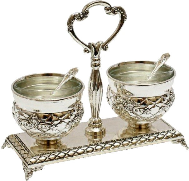 Salt Holder Double Large 6"x6.5" - LEHADAR