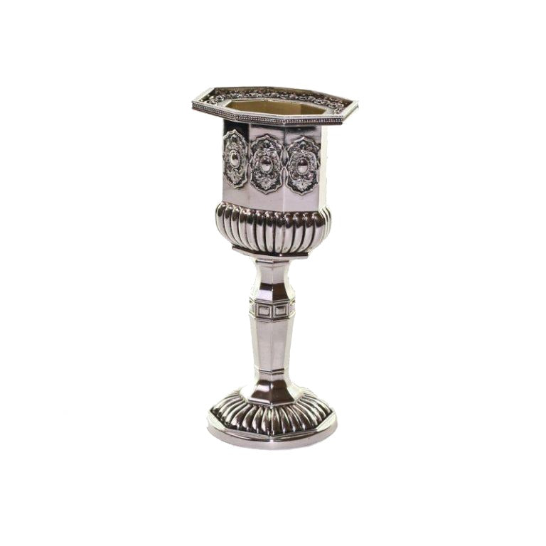 Havdalah Holder Silver Plated - Octagon 5.1" - LEHADAR