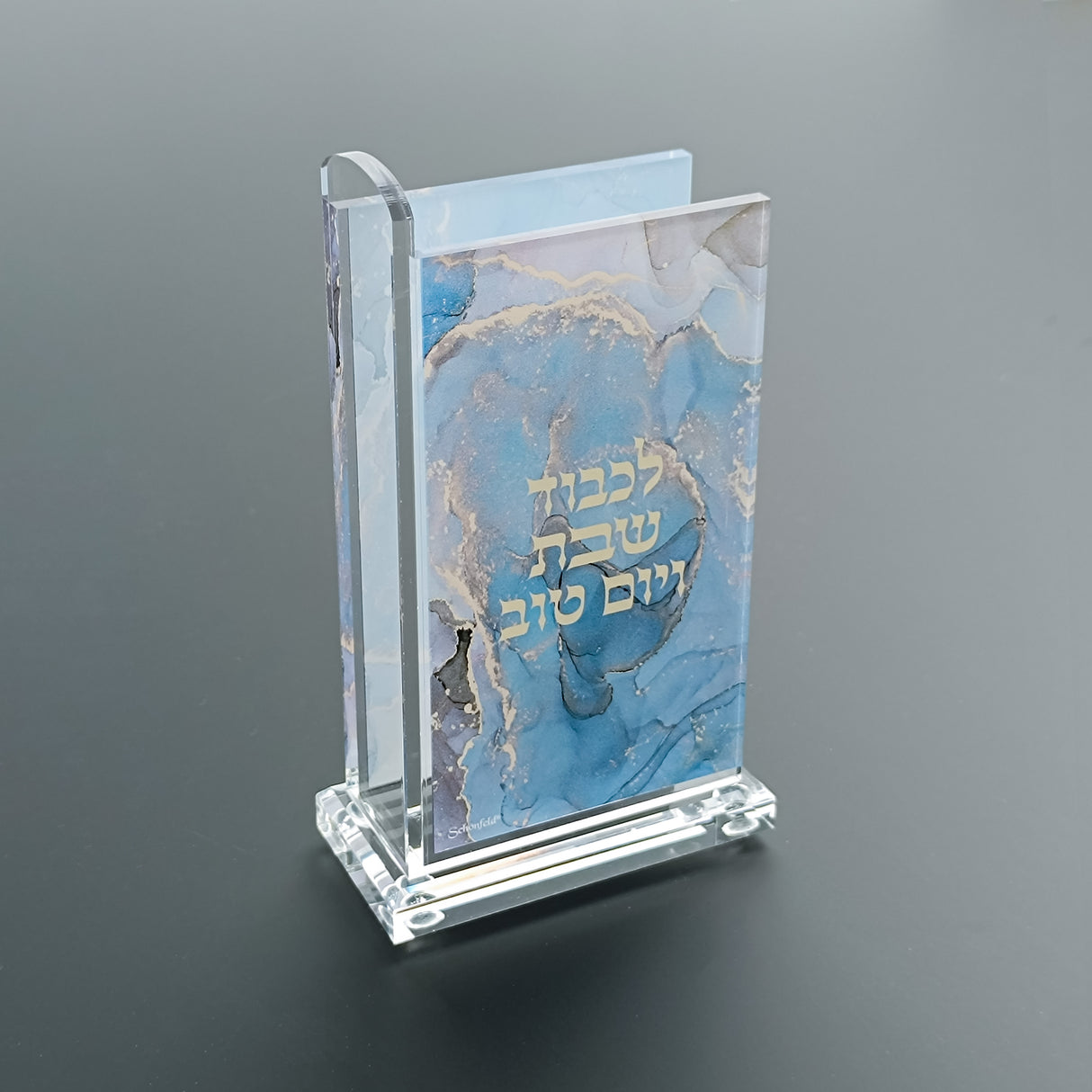 Acrylic Match Box with Design 4.75"x2.75" - LEHADAR
