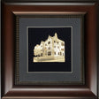 Chabad Gold Art #770 Frame #31 Size 16x16 Black Background - LEHADAR