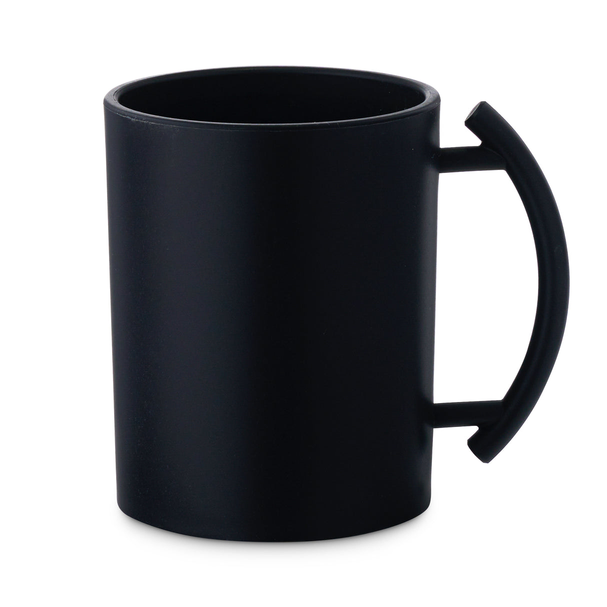 Acrylic Washing Cup Black with black handles 6 Pack - LEHADAR