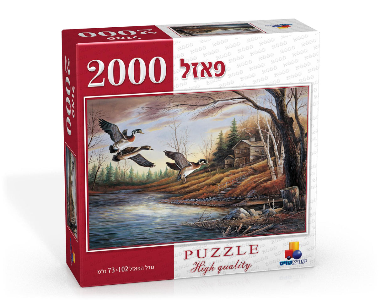 2000 pcs Puzzle - Birds at Shore - LEHADAR