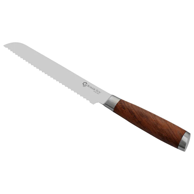 Bread Knife with Sandalwood Handle - LEHADAR