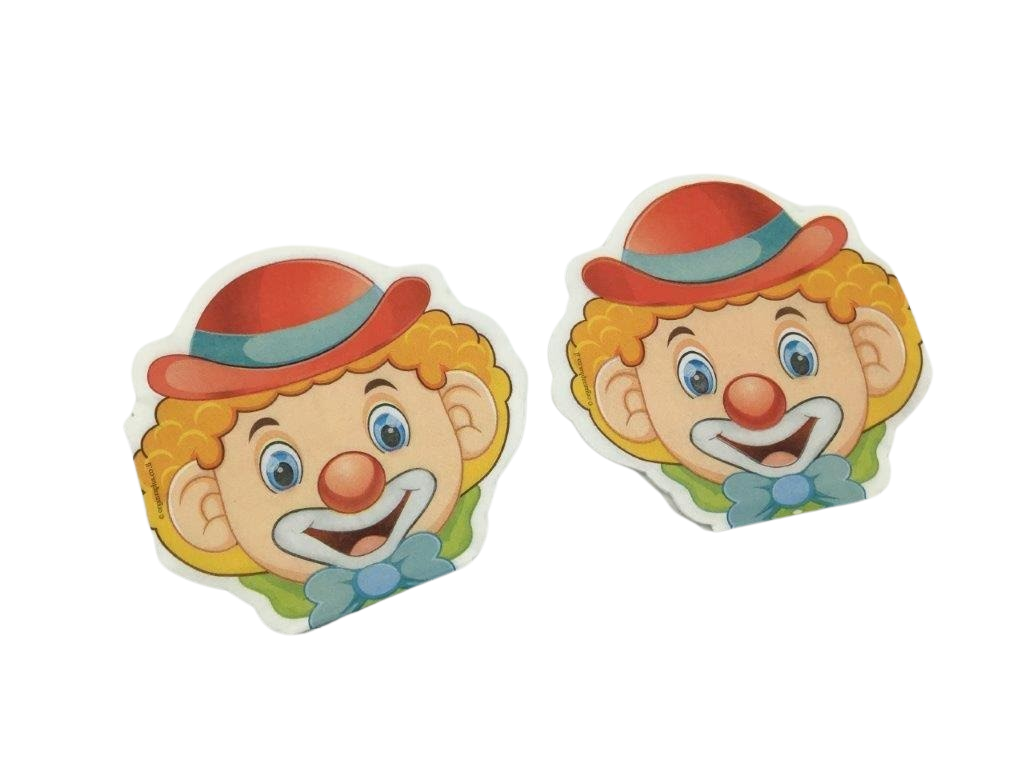 Clown Napkins - 16pcs - LEHADAR