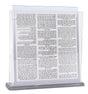 Acrylic Bencher Holder with 6 Benchers - Silver Design - Sfarad - LEHADAR