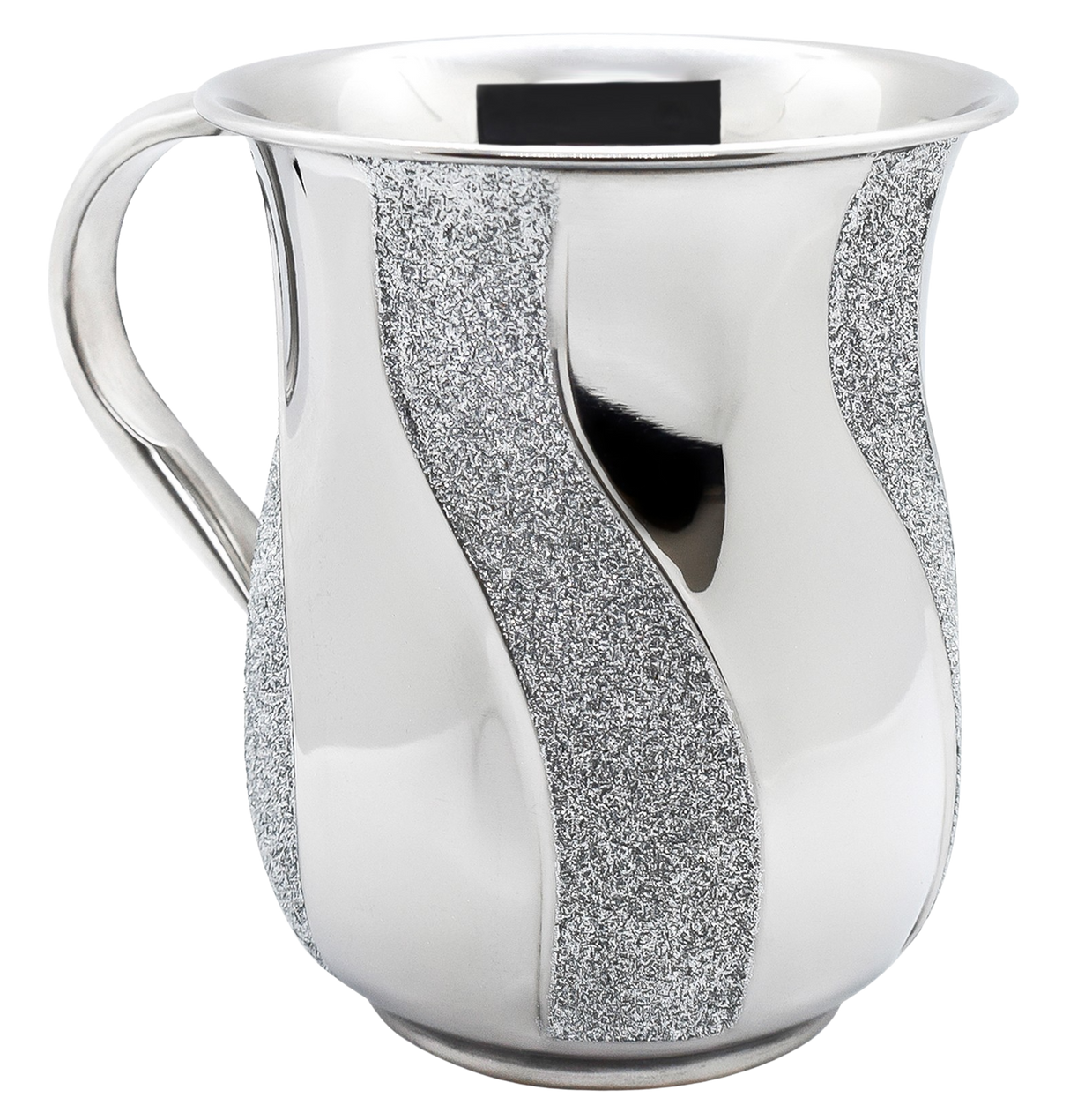 Stainless Steel Washing Cup Glittered Strips - LEHADAR