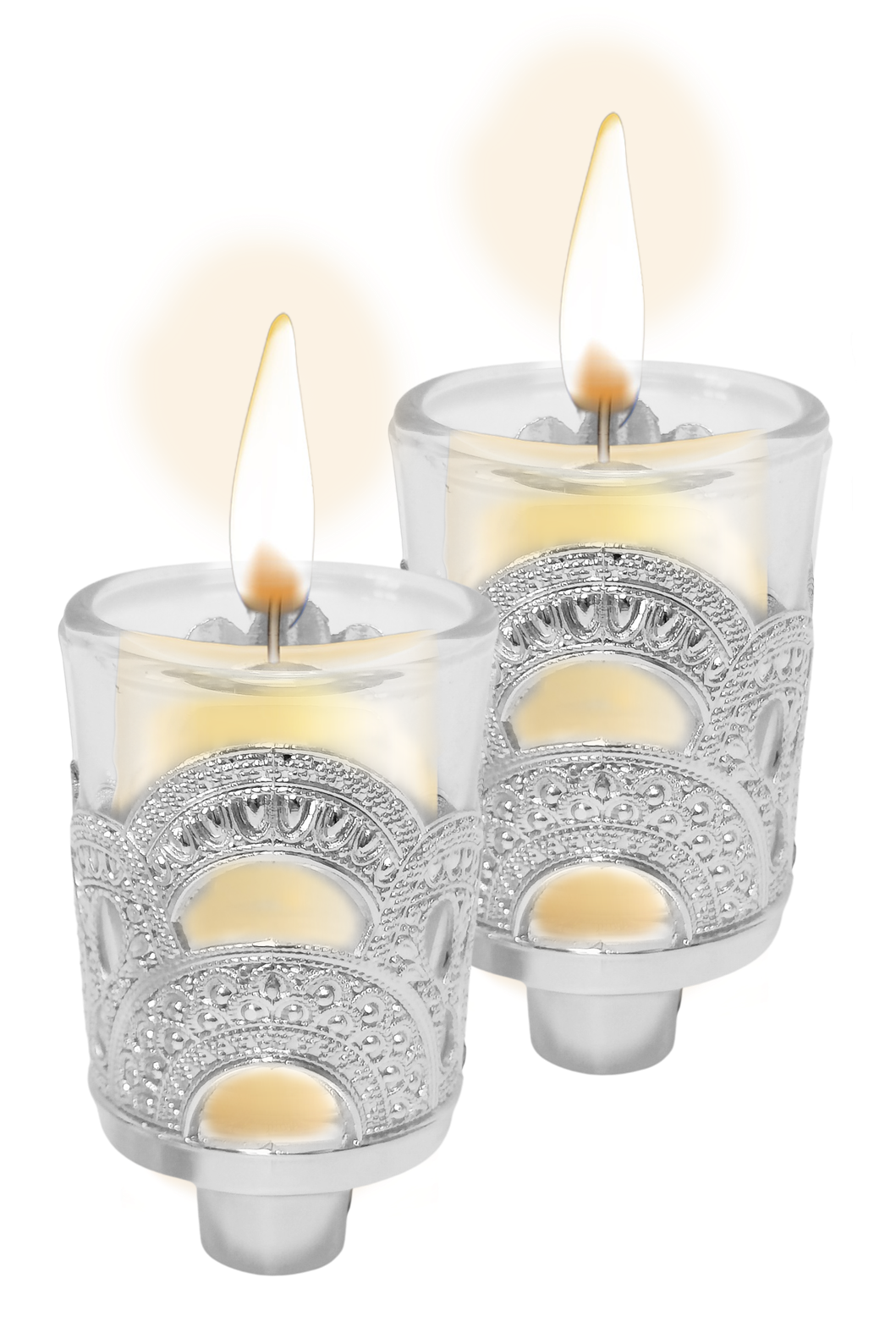 Neronim Holder Silver Plated Filigree Design 3" - LEHADAR