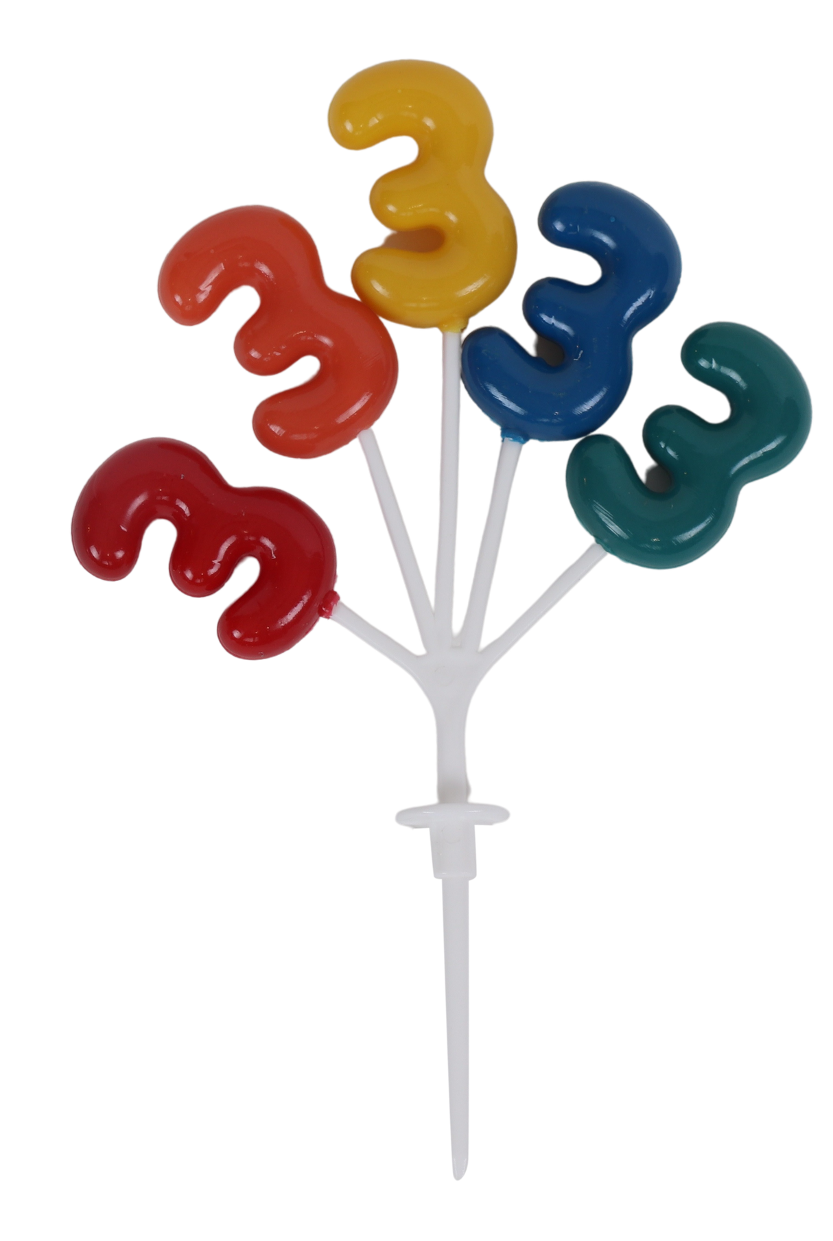 1 Upsherin Colorful "Threes" Stick - LEHADAR