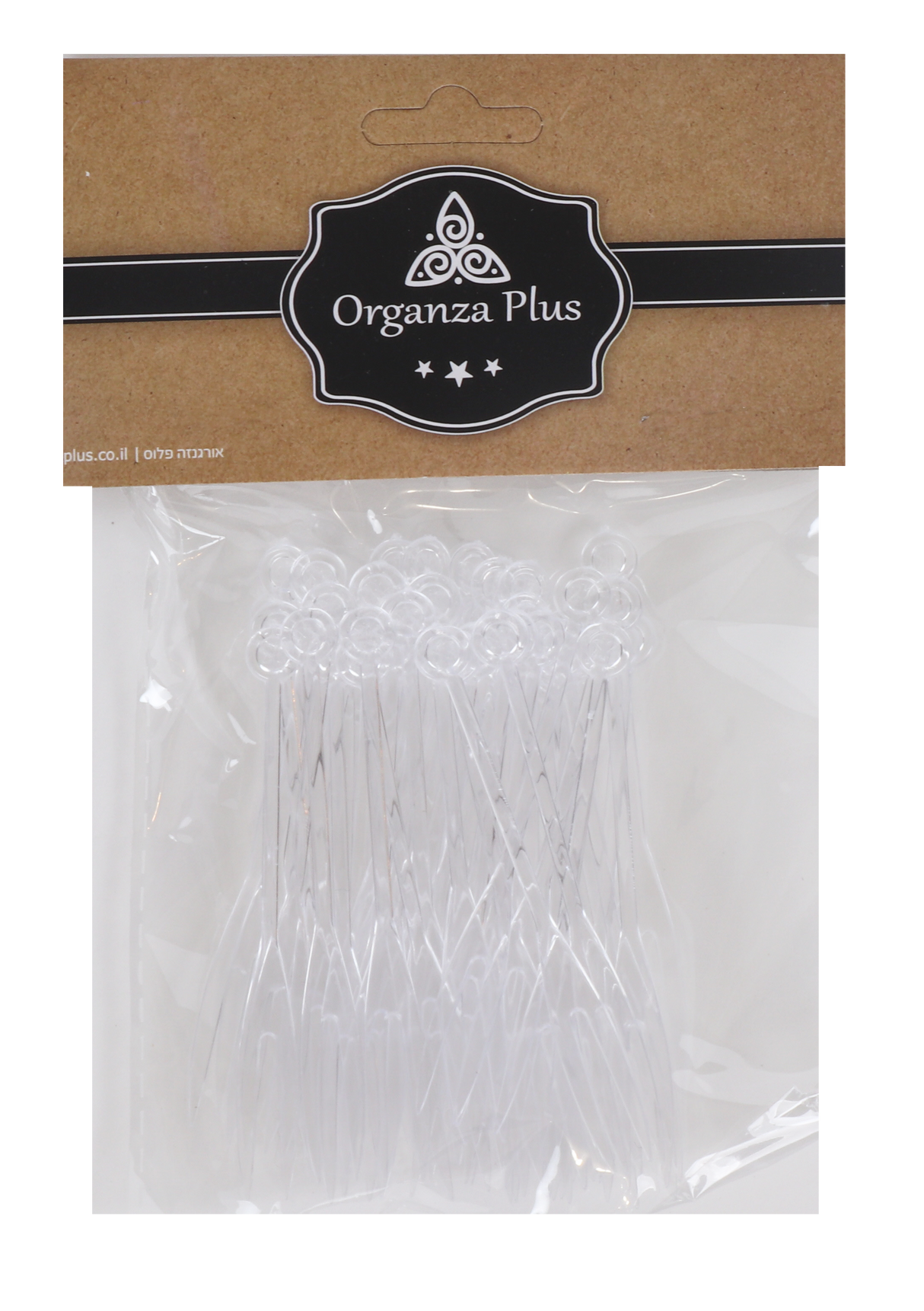 50 Clear Mini Forks - LEHADAR
