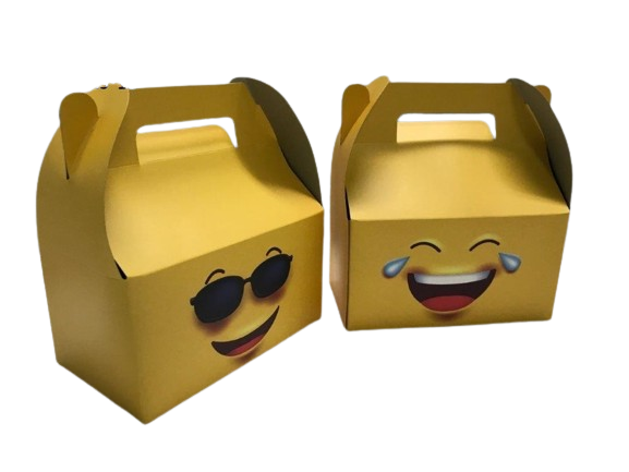 Gold Folding Box with laughing Emoji - LEHADAR