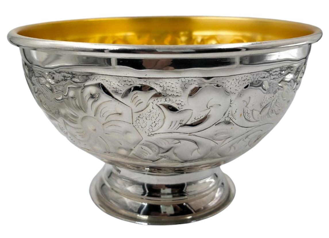 Silver Bowl 925 Sc 6"W x 4.5H - LEHADAR