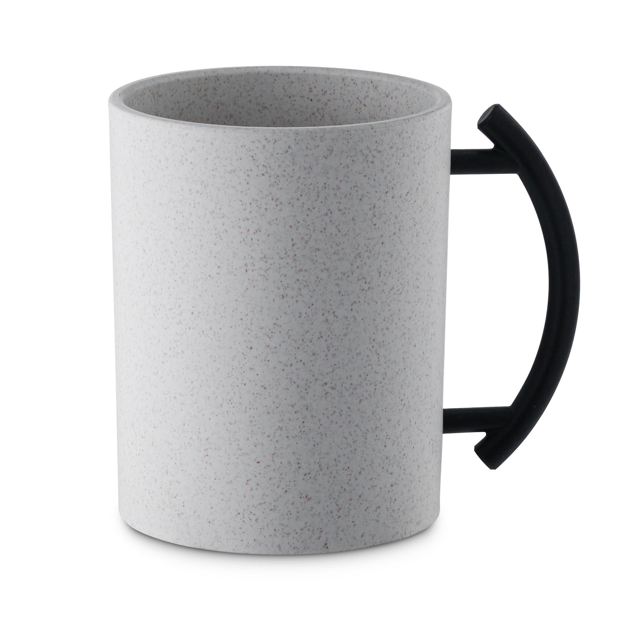 Acrylic Washing Cup White with black handles 6 Pack - LEHADAR