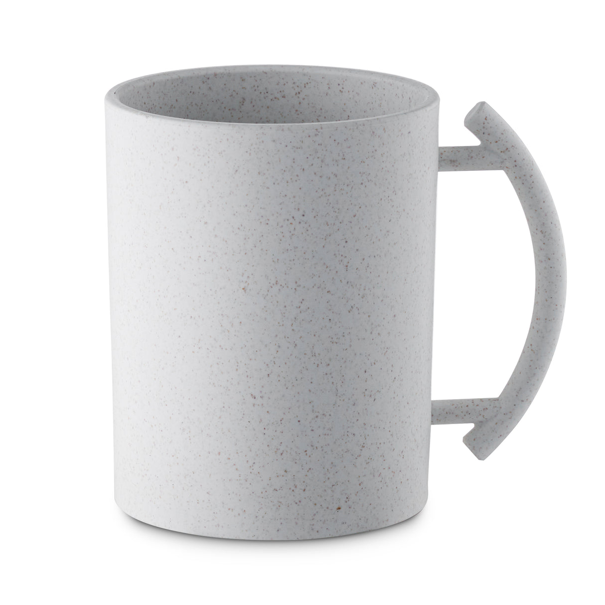 Acrylic Washing Cup White with white hanldes 6 Pack - LEHADAR